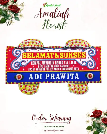Papan Bunga Ucapan Selamat Silir